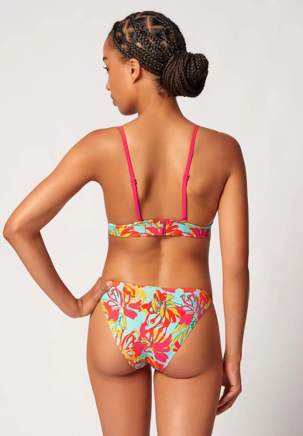 SKINY Kopalke - ženski nedrček Tropical Blossom - slika 2