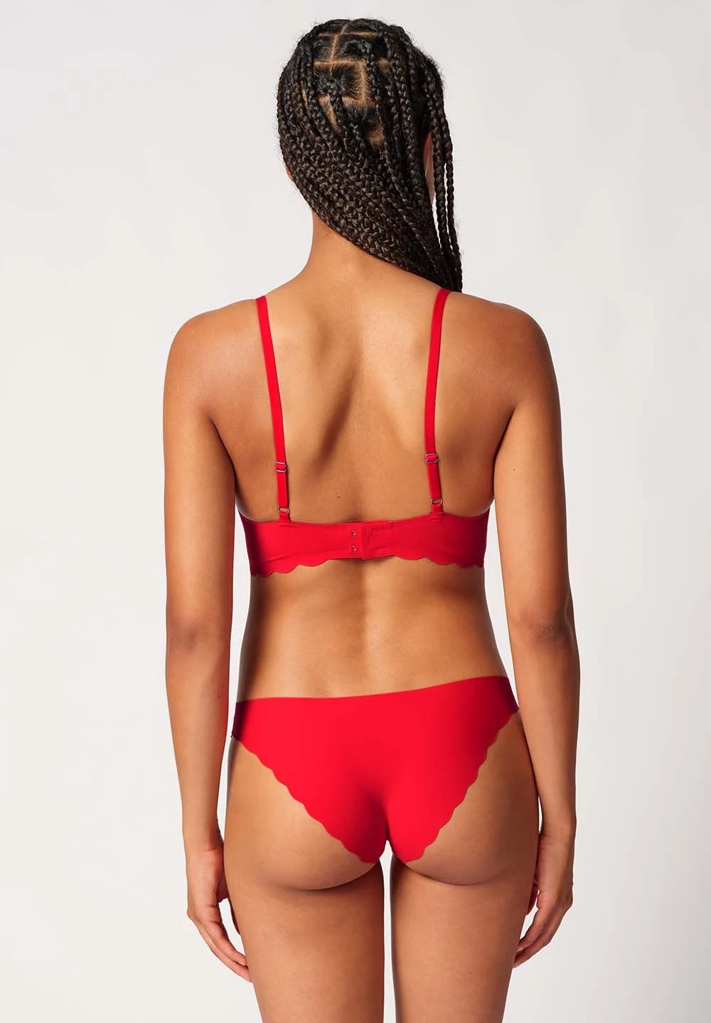 SKINY Basic nedrček ženski MicroEssentials rdeč - slika 2