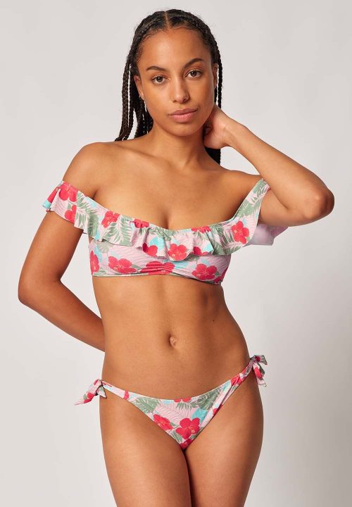 SKINY bandeau Kopalke - ženske zgornji del Tropical hibiscus