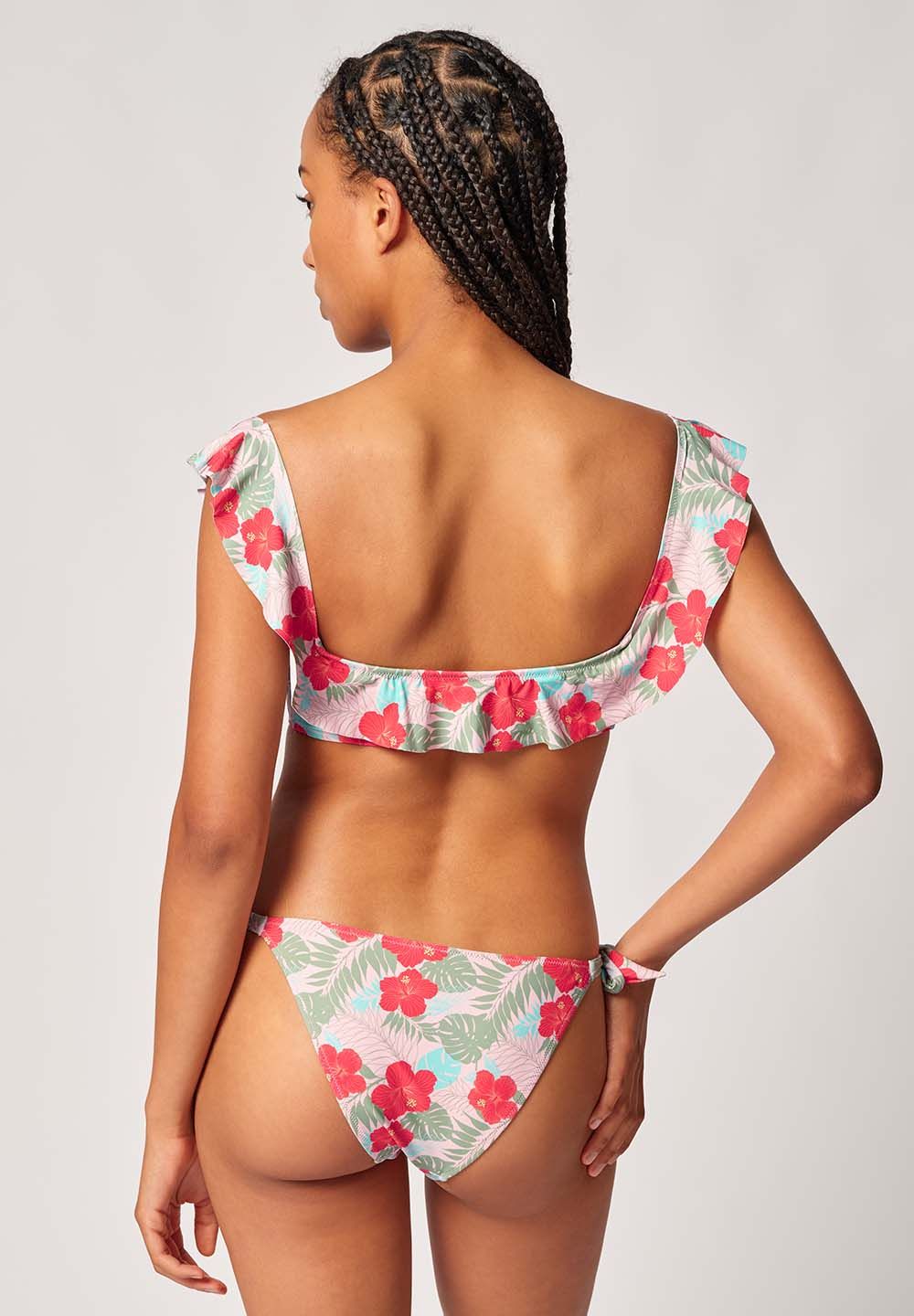 SKINY bandeau Kopalke - ženske zgornji del Tropical hibiscus - slika 2