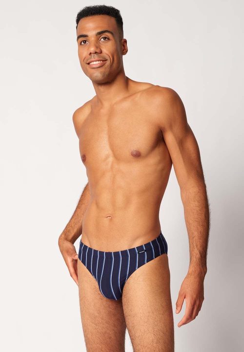 SKINY Basic spodnje hlače moške 2-kom crownblue stripes