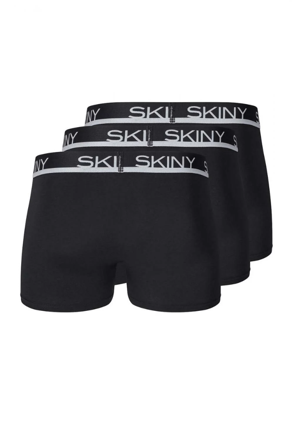 SKINY Basic boksarice moške črne 3-kom - slika 3