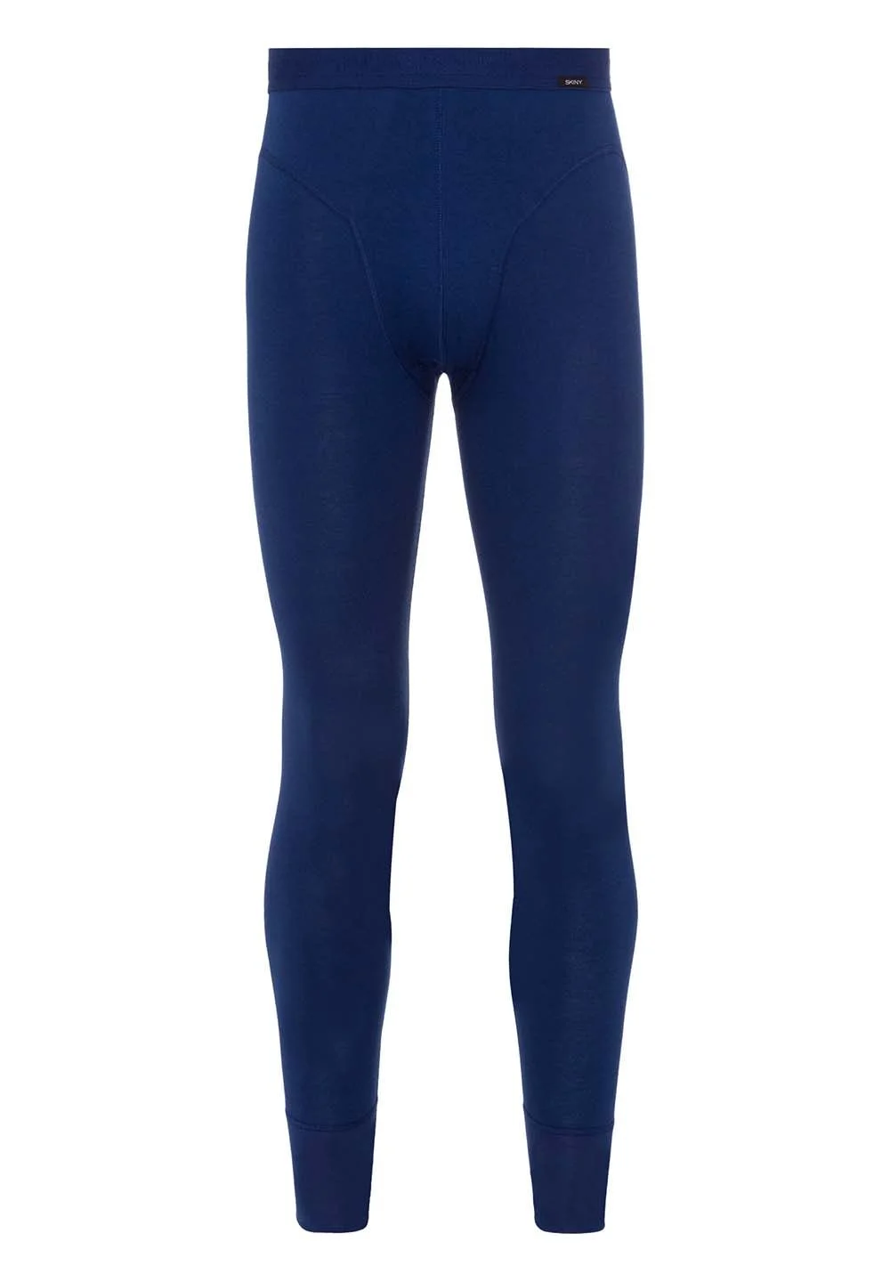 SKINY Basic moške dolge spodnje hlače Navy - slika 4
