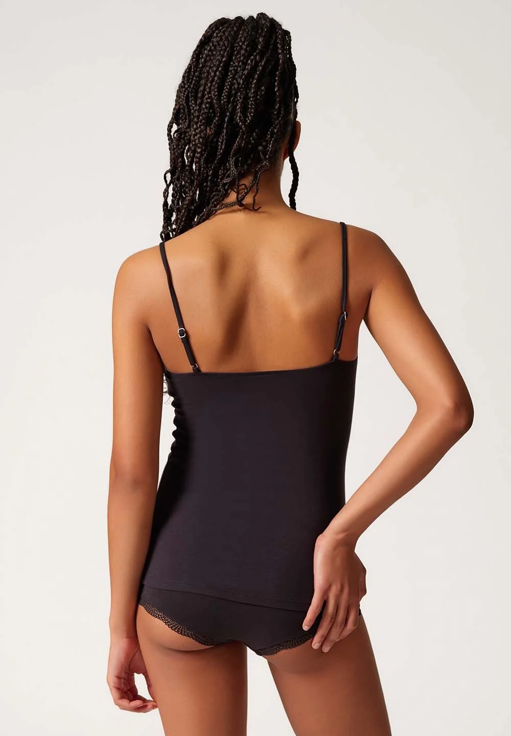 SKINY Basic Camisole spodnja majica ženska Classic črna - slika 2