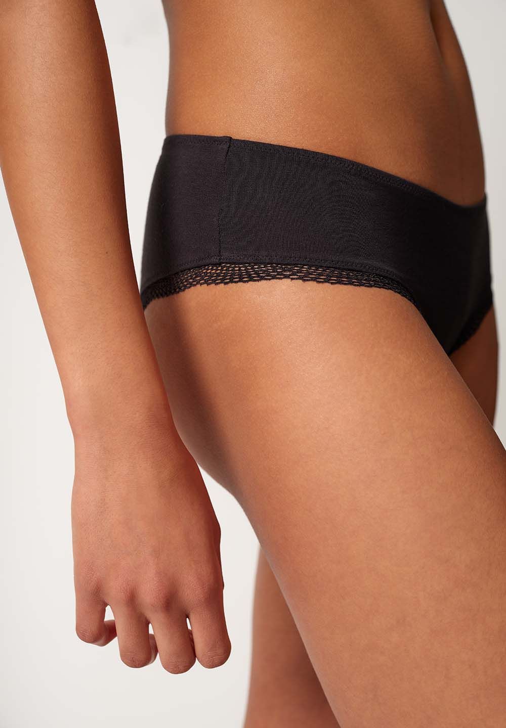 SKINY Basic Cheeky spodnje hlačke ženske Classic 2-kom črne - slika 3