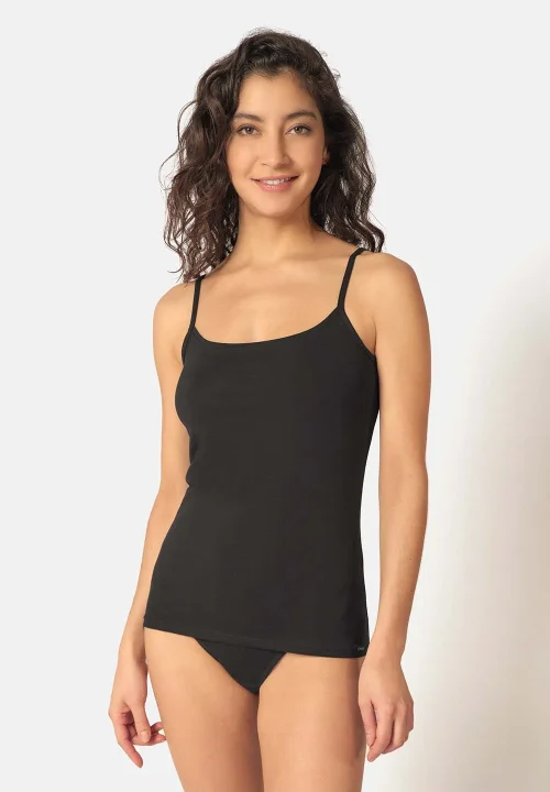 SKINY Basic spodnja majica ženska Essentials Črna
