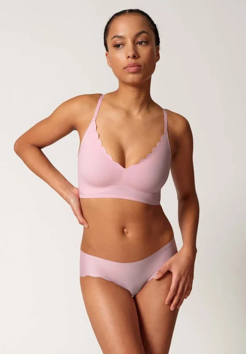 SKINY Basic crop-top ženski M.Essentials Dreamy Rose